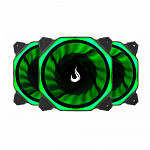 Cooler Fan Rise Mode RGB Aura, 3 Unidades, 120mm, Preto - RM-AU-02-RGB