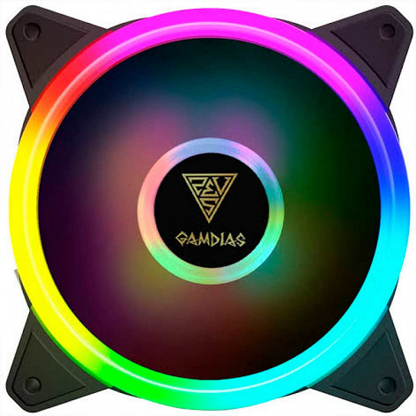 Cooler Para Gabinete Gamdias Aeolus, RGB 120mm, M2-1201