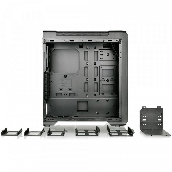 Gabinete Thermaltake Versa C21 RGB Preto - CA-1G8-00M1WN-00