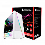 Gabinete Gamer Bluecase BG-018, Mid Tower, RGB, Lateral em Acrílico, Branco - BG018WGCASE