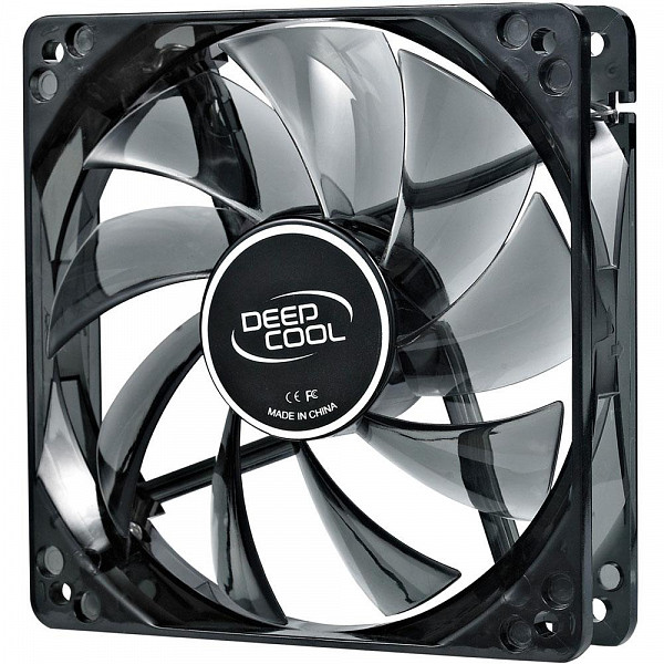 Cooler FAN Deepcool 12cm com LED Branco WIND Blade 120 White - DP-FLED-WB120-WH