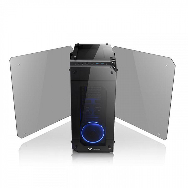 Gabinete Gamer Thermaltake View 71, Full Tower, Vidro Temperado, Black, Sem Fonte, CA-1I7-00F1WN-00