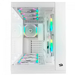 Gabinete Gamer Redragon Wideload Pro, Mid Tower, ATX, Lateral em Vidro Temperado, Branco - CA-604W-PRO