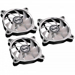 Kit Cooler Fan 3 unidades Lian Li Bora Digital, 120mm, RGB, Silver