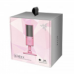 Microfone Razer Seiren X Quartz Podcast, USB, Pink - RZ19-02290300-R3M1