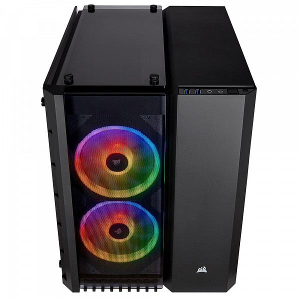 Gabinete Gamer Corsair Crystal Series 280X, RGB, Vidro Temperado, Preto - CC-9011135-WW