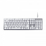 Teclado Sem Fio Mecânico Gamer Razer Pro Type, Bluetooth, LED Branco, Razer Switch Orange, US, Mercury White - RZ03-03070200-R3U1
