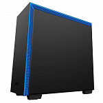 Gabinete NZXT H700, com FAN, Lateral em Vidro, Preto/Azul - CA-H700B-BL