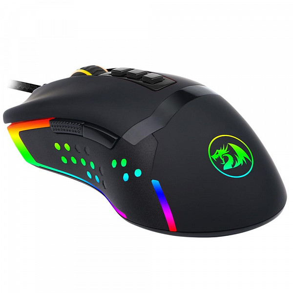 Mouse Gamer Redragon Octopus M712-RGB, RGB, 7 Botões, 10000DPI - M712-RGB