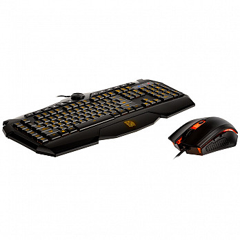 Teclado e Mouse Thermaltake TT Sports Challenger Prime Combo KB-CPC-MBBRPB-01