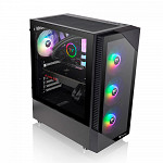 Gabinete Gamer Thermaltake View 200 TG ARGB, Mid Tower, Vidro Temperado, ATX, Sem Fonte, Com 3 Fans, CA-1X3-00M1WN-00