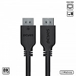 Cabo DisplayPort macho para DisplayPort macho - 2 metros v1.2 - pdpm-2