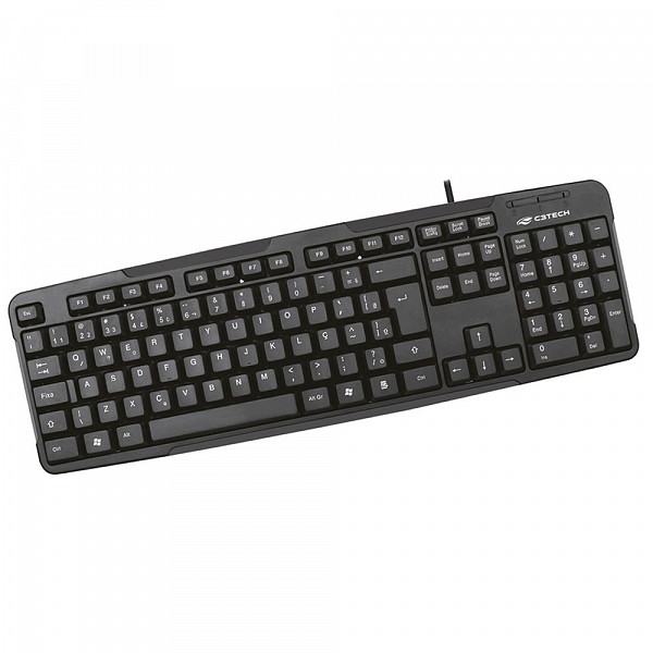 Teclado C3teck Com Fio Usb Abnt2 Kb-13bk - Preto