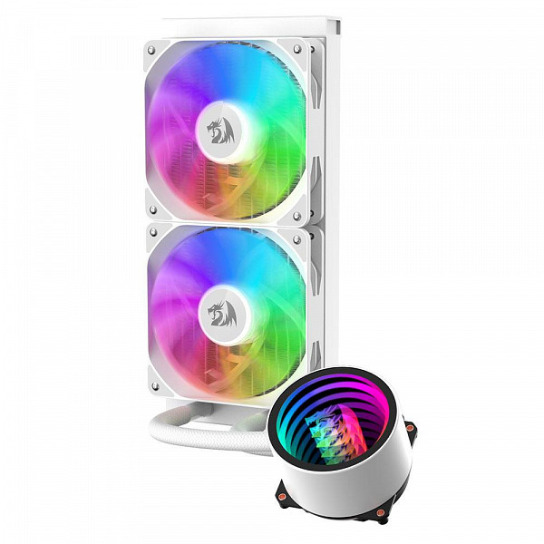 Water Cooler Redragon CCW-3011W, ARGB, 240mm, Branco