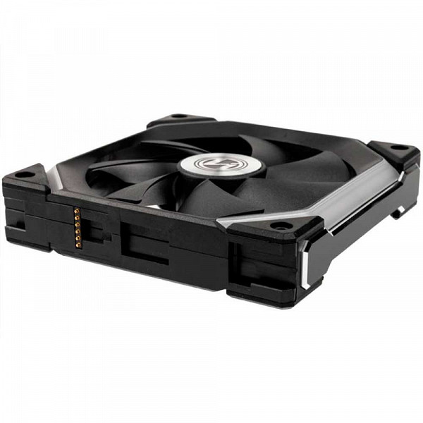 Kit Fan com 3 Unidades, Lian Li, Uni SL120, RGB, 120mm, Hidráulico, 1900RPM, Black, UF-SL120-3B