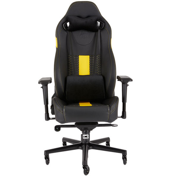 Cadeira Gamer Corsair CF-9010010-WW T2 Road Warrior Preta/Amarela