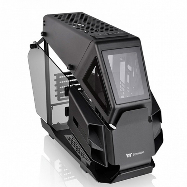 Gabinete Gamer Thermaltake AH T200 Black, Vidro Temperado, Preto, Sem Fonte, CA-1R4-00S1WN-00