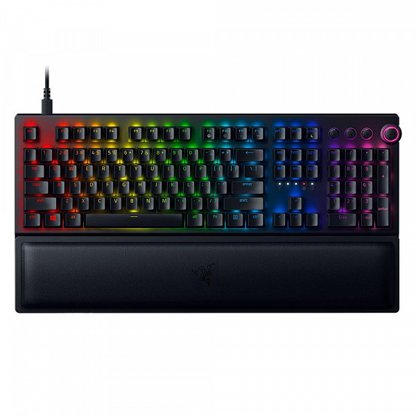 Teclado Sem Fio Mecânico Gamer Razer BlackWidow V3 Pro, Chroma, Razer Switch Green, US - RZ03-03530200-R3U1