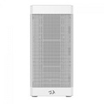 Gabinete Gamer Redragon Aeroglass Lunar, Mid Tower, Vidro Temperado, E-ATX, White, Sem Fonte, Sem Fan, CA-602W