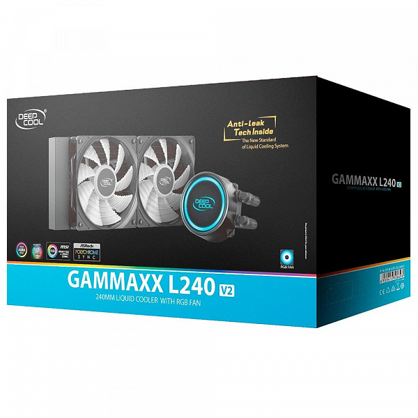 Water Cooler DeepCool Gammaxx L240 V2, 120mm, RGB - DP-H12RF-GL240V2