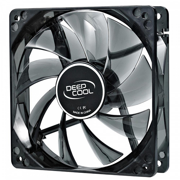 Cooler FAN DeepCool Wind Blade 120 12x12cm Super Silent Big Airflow Blue LED DP-FLED-WB120