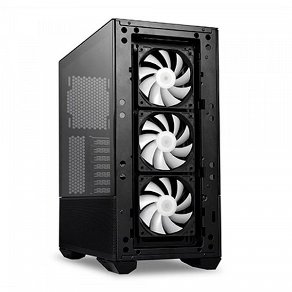Gabinete Gamer Lian Li Lancool II Mesh C, RGB, Lateral de Vidro, Preto, LANCOOL II Mesh C RGB-X