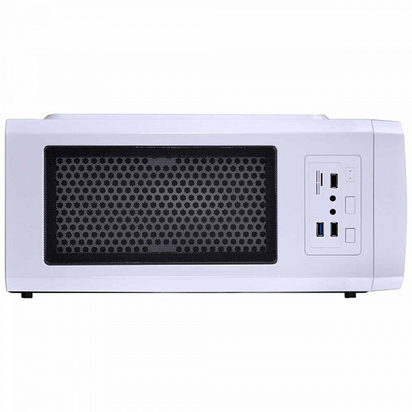 Gabinete Gamer PCYes Nova Branco com 1 Fan Led 7 Cores, Lateral em Acrílico - NOVBC7C1FCA