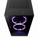 Gabinete NZXT H5 Elite Compact, Mid Tower, RGB, ATX, Lateral e Frontal em Vidro Temperado, 3x Cooler Fan, Preto - CC-H51EB-01