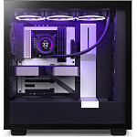 Gabinete NZXT H7 Flow, Mid Tower, ATX, Lateral em Vidro Temperado, 2x Fans, Preto e Branco - CM-H71FG-01