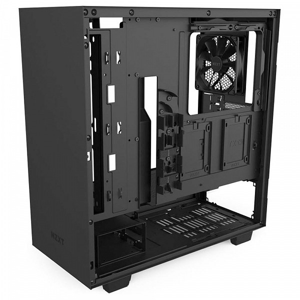 Gabinete Gamer NZXT H510, Mid Tower, com FAN, Lateral em Vidro - CA-H510B-B1
