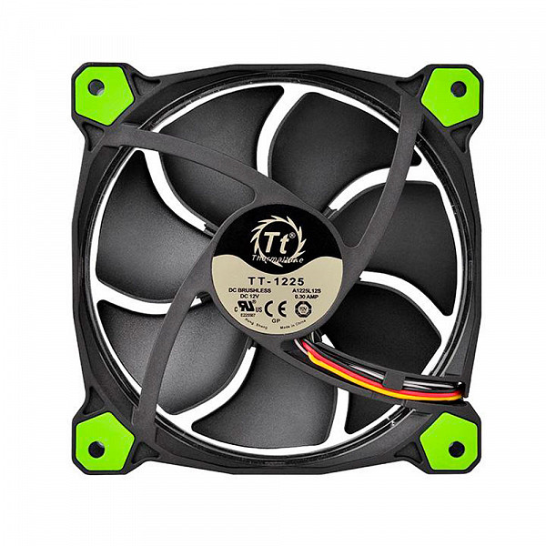 Cooler Fan Thermaltake Riing 12 Green 1500rpm