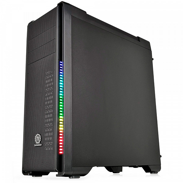 Gabinete Thermaltake Versa C21 RGB Preto - CA-1G8-00M1WN-00