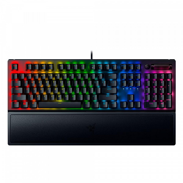 Teclado Mecânico Gamer Razer Blackwidow V3, RGB, Switch Green, Padrão US, Modo Game, Preto - RZ03-03540200-R3U1