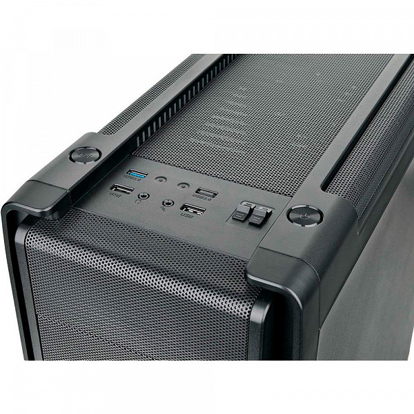Gabinete Thermaltake Versa C21 RGB Preto - CA-1G8-00M1WN-00