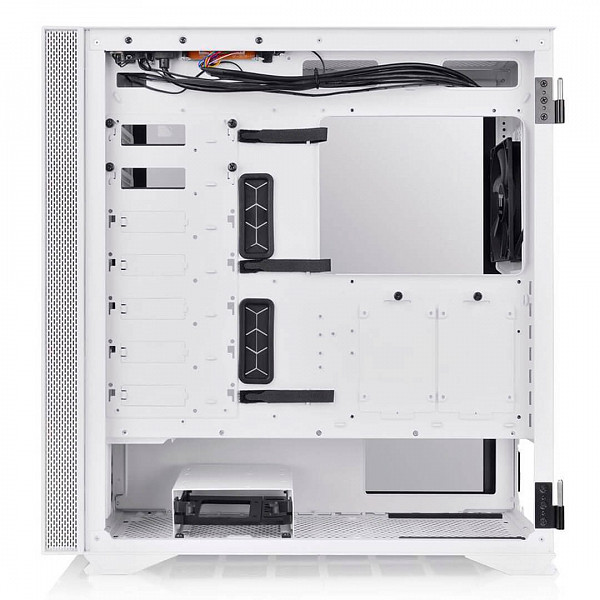 Gabinete Gamer Thermaltake H700 TG Snow, Mid Tower, RGB, Vidro Temperado, E-ATX, White, Sem Fonte, Com 2 Fans, CA-1Y1-00M6WN-00