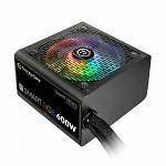 Fonte Thermaltake 600W Smart RGB 80 Plus + Fan Hub/Sleeved Cable - PS-SPR-0600NHFAWB-1