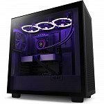 Gabinete NZXT H7 Flow, Mid Tower, ATX, Lateral em Vidro Temperado, 2x Fans, Preto - CM-H71FB-01