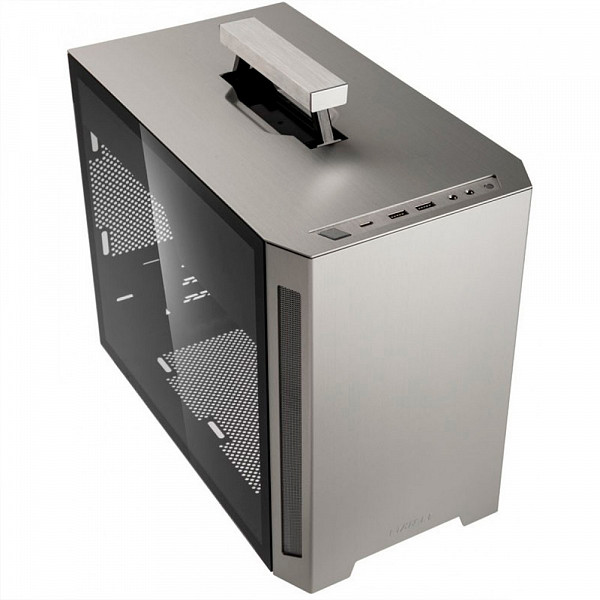 Gabinete Gamer Lian Li TU150WA, Mini Tower, Janela Lateral, Silver, Sem Fonte, Sem Fan