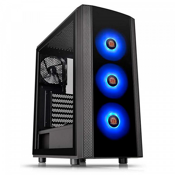 Gabinete Thermaltake Versa J25 Tg RGB/Bk/Win/T.Glass*1/MbSync - CA-1L8-00M1WN-01