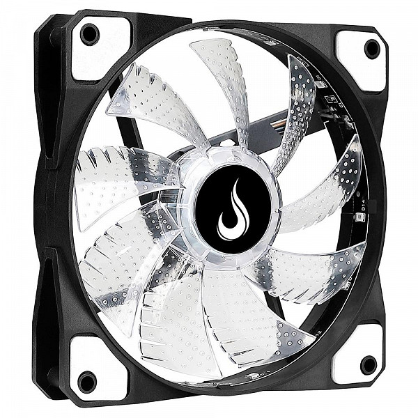 Cooler FAN Rise Mode Wind W1, 120mm, LED Branco - RM-WN-01-BW