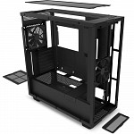 Gabinete NZXT H7, Mid Tower, ATX, Lateral em Vidro Temperado, 2x Fans, Preto - CM-H71BB-01