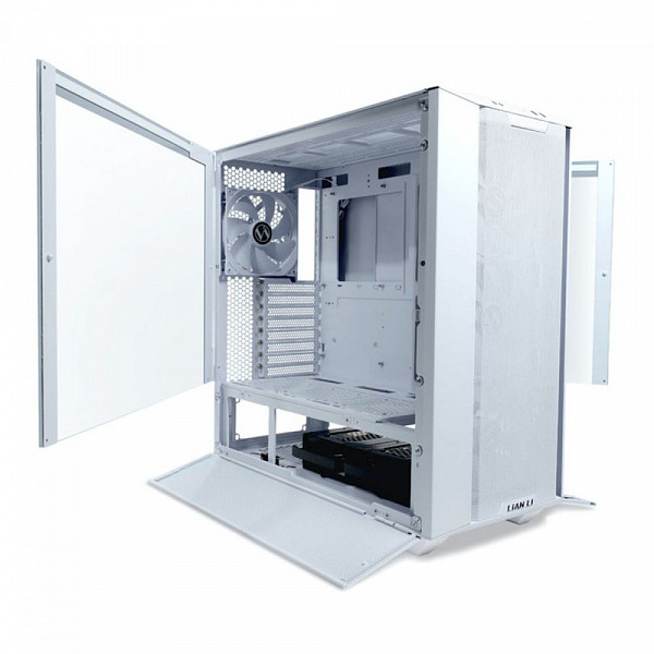 Gabinete Gamer Lian Li Lancool III, Mid Tower, Vidro Temperado, Branco, E-ATX, Sem Fonte, Com 4 Fans ARGB, LANCOOL 3R-W