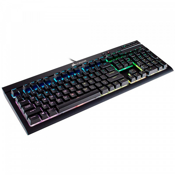 Teclado Mecânico Gamer Corsair K68, RGB, Switch Cherry MX Red, ABNT2 - CH-9102010-BR