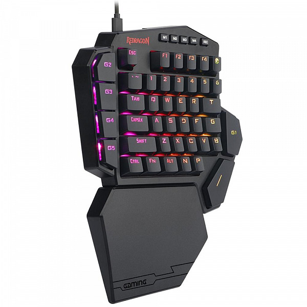Mini Teclado Mecânico Gamer Redragon Ida Diti, RGB, Switch Outemu Blue - K585