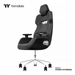 Cadeira em Couro Real ARGENT E700 (Preto Storm) projetada pelo Studio FA Porsche - GGC-ARG-BBLFDL-01