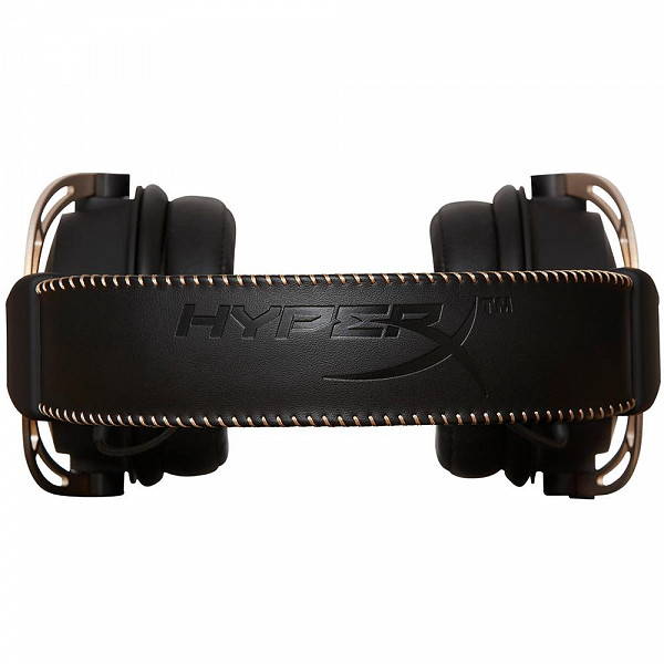 Headset Gamer HyperX Cloud Alpha Gold, Drivers 50mm, Preto e Dourado - HX-HSCA-GD/NAP