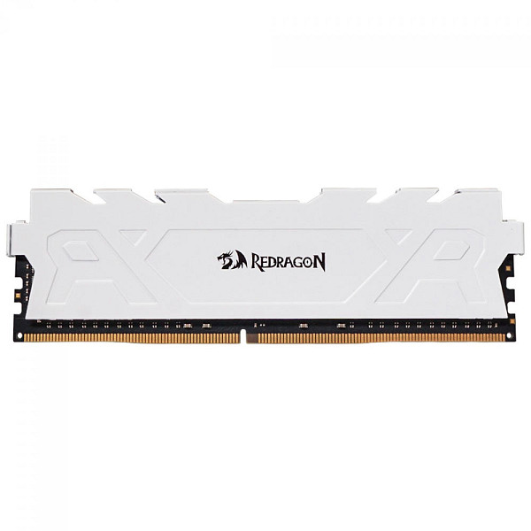 Memória DDR4 Redragon Rage, 8GB, 3200MHz, Branco, GM-711