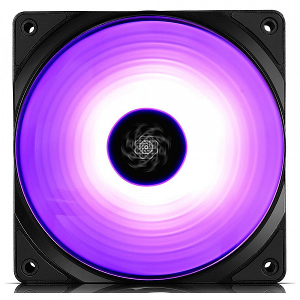 Kit Cooler DeepCool CF 120 com 3 Unidades, RGB, 12cm - DP-FA-RGB-CF120-3