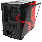 Gabinete Gamer NZXT H210i, Mini Tower, Com 2 Fans, Vidro Temperado, Red, S-Fonte, CA-H210I-BR
