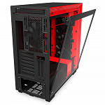 Gabinete Gamer NZXT H710i, Mid Tower, Com 4 Fans, Vidro Temperado, Vermelho, S-Fonte, CA-H710I-BR
